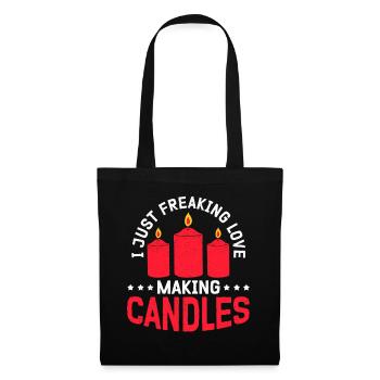 Candles Candle Maker Candle Maker Gift - Tote Bag - black - Front