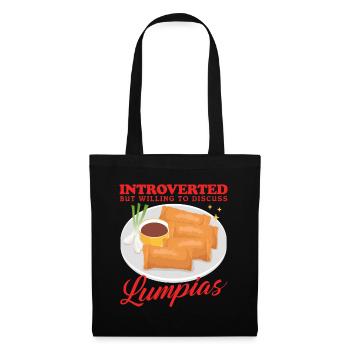Lumpia Spring Roll Loempia Gift - Tote Bag - black - Front