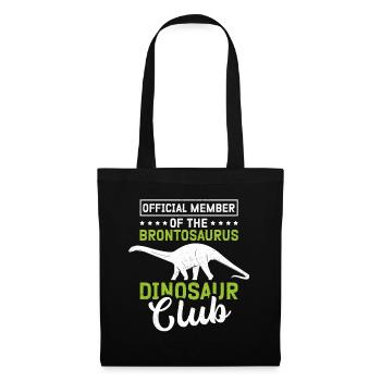 Brontosaurus Dinosaur Dinosaur Gift - Tote Bag - black - Front