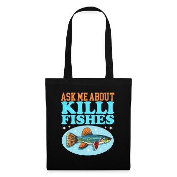 Killifish Egg-laying Toothcarp Gifts - Tote Bag - black - Front