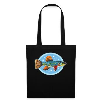Killifish Egg-laying Toothcarp Fish Gifts - Tote Bag - black - Front