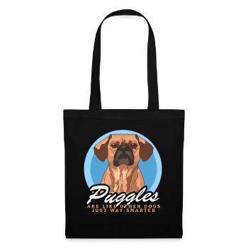 Puggle Dog Owner Dog Owner Gift - Tote Bag - black - Front