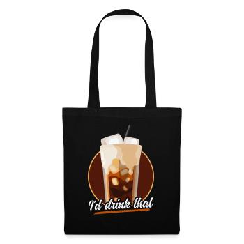 Iced Coffee Iced Coffee Coffee Lover Gift - Tote Bag - black - Front