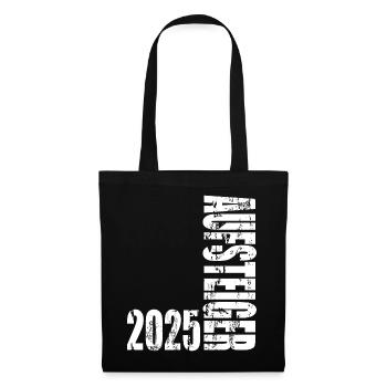 Aufsteiger 2025 Aufstiegstrikot Aufstieg 25 - Stoffbeutel - Schwarz - Vorne