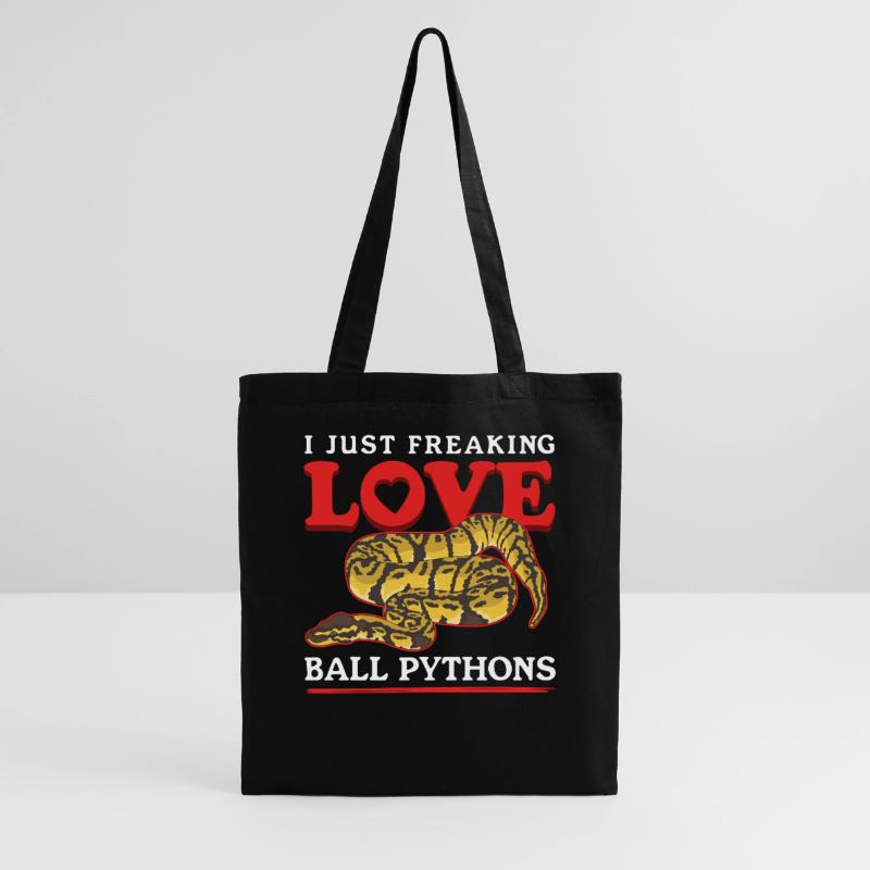 Königspython Schlangen Python Geschenke Stoffbeutel