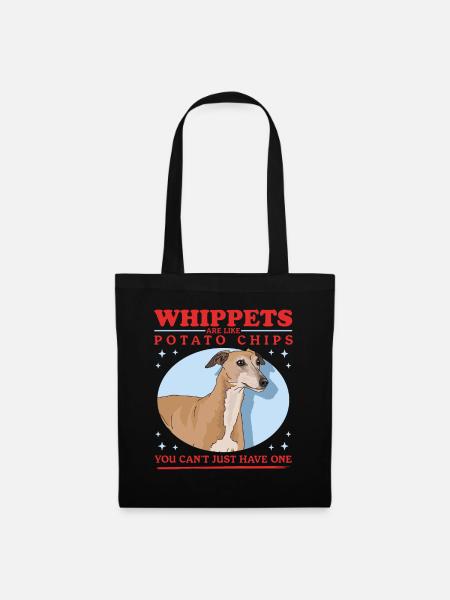 Whippet English Greyhound Gifts - Tote Bag - black