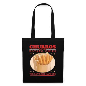 Les churros sont comme un cadeau de churro - Sac en tissu - noir - Devant