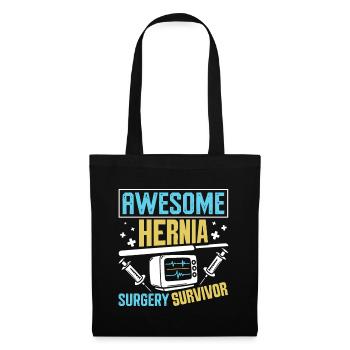 Chirurgie des hernies - Sac en tissu - noir - Devant