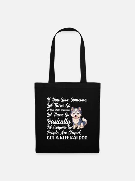 Alaskan Klee Kai - Stoffbeutel - Schwarz