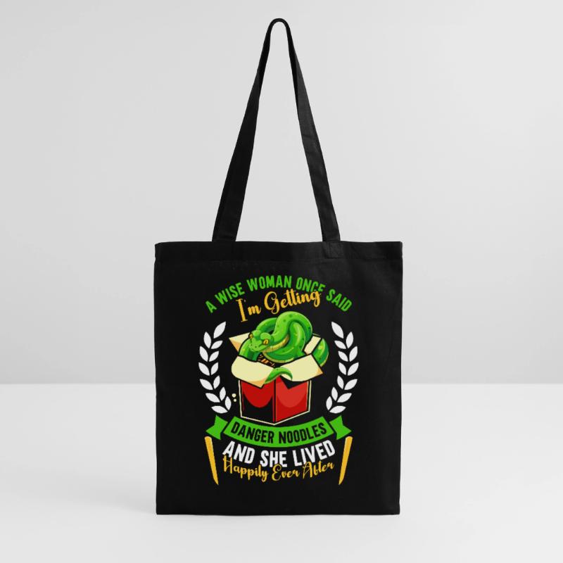 Green Tree Python Tote Bag