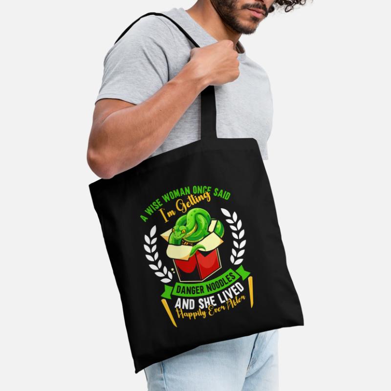 Green Tree Python Tote Bag
