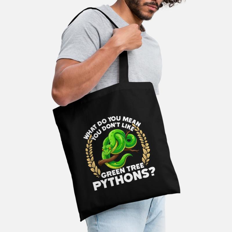Python arborescent vert Sac en tissu