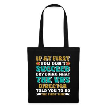Vacation Bible School, VBS - Tote Bag - black - Front