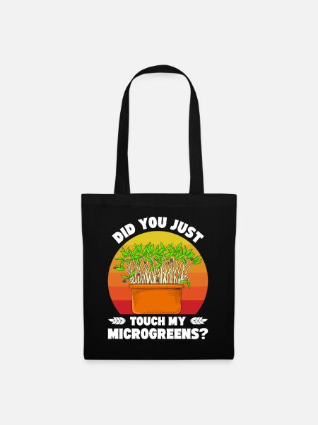 Microgreens Microgreen - Stoffbeutel - Schwarz