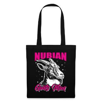 Chèvre Nubienne, éleveur de chèvres - Sac en tissu - noir - Devant