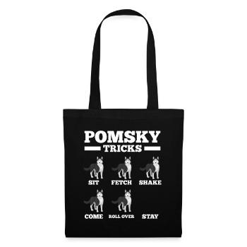 Dog saying dog dog - Tote Bag - black - Front