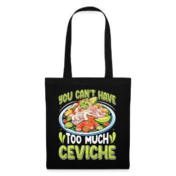 Seafood Peruvian Ceviche - Stoffbeutel - Schwarz - Vorne