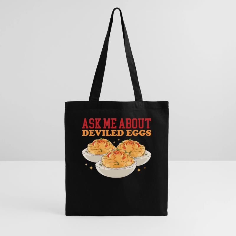 Gefüllte Eier Deviled Eggs Geschenk Stoffbeutel