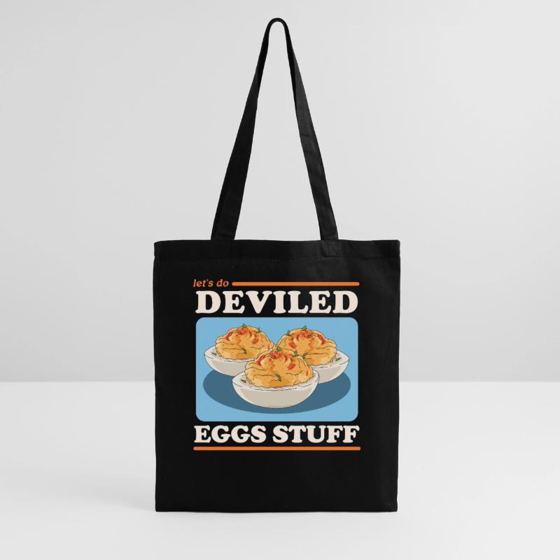 Gefüllte Eier Dressed Deviled Eggs Geschenk Stoffbeutel