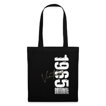 60th Birthday Original Vintage 1965 - Tote Bag - black - Front
