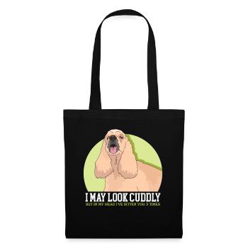 American Cocker Spaniel Dog Lover - Tote Bag - black - Front