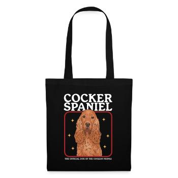 Cocker Spaniel Chiens Cocker Spaniel Cadeaux - Sac en tissu - noir - Devant