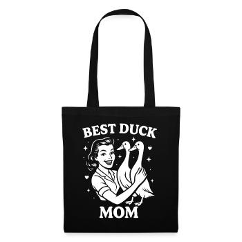 Funny Duck Duck - Best Duck Mom - Duck Mom - Tote Bag - black - Front
