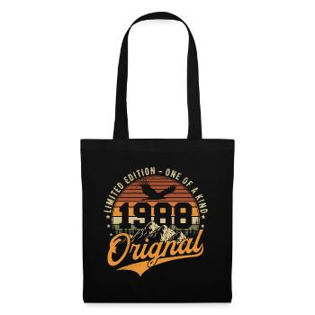 Original 1988 Vintage Vintage Birthday Gift - Tote Bag - black - Front