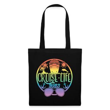 Cruise Life 2023 Cruising Summer Holiday Vacation - Tote Bag - black - Front