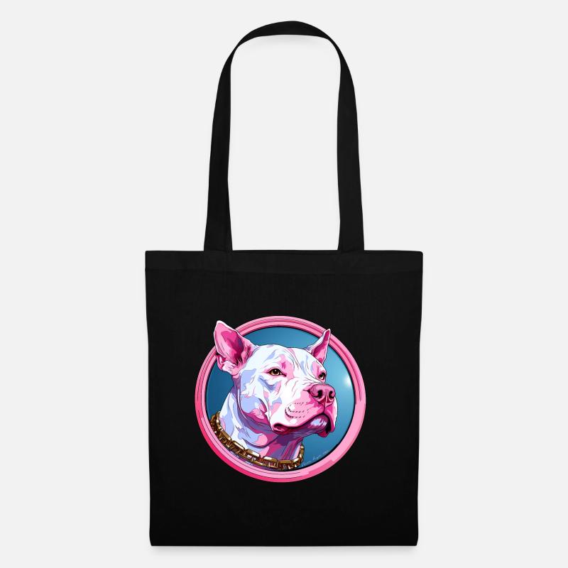 Pitbull Rose - Tote Bag - black