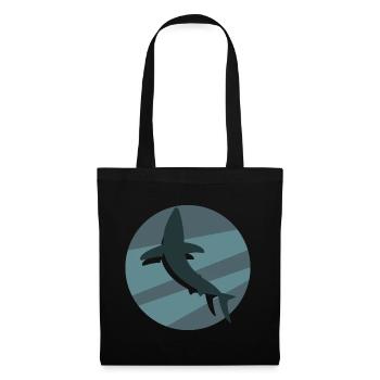 Shark - Stoffbeutel - Schwarz - Vorne