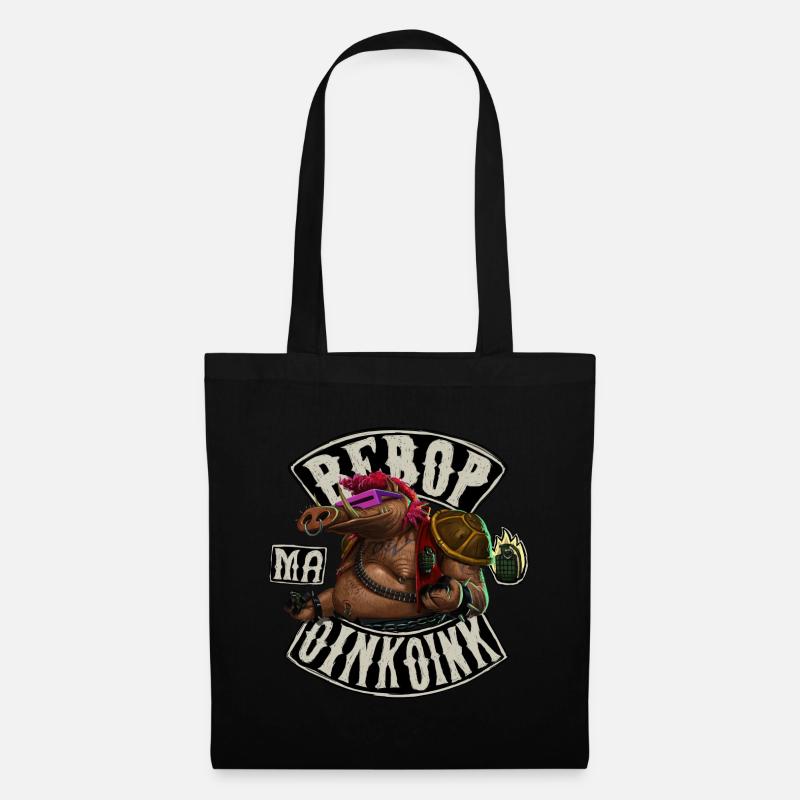TMNT Mutant Mayhem With Bebop - Tote Bag - black