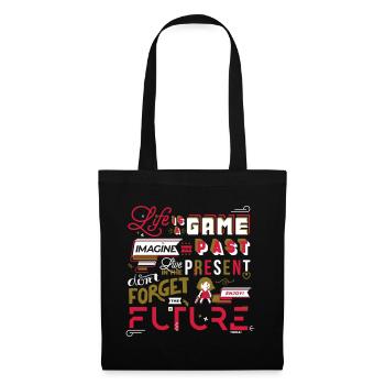 Life is a Game - Tote Bag - black - Front