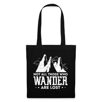 Not All Those Who Wander Are Lost - Tote Bag - black - Front