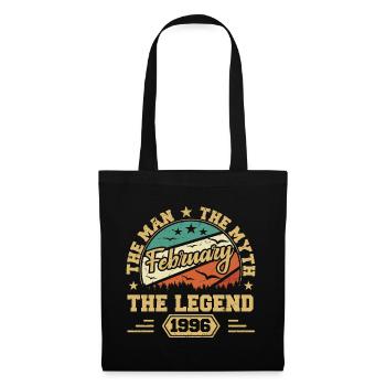Birthday present - born in February 1996 - Tote Bag - black - Front