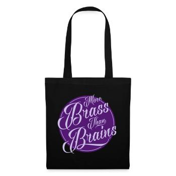 More Brass Than Brains, Yorkshire - Tote Bag - black - Front