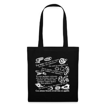Visitors - I'm hungry - Tote Bag - black - Front