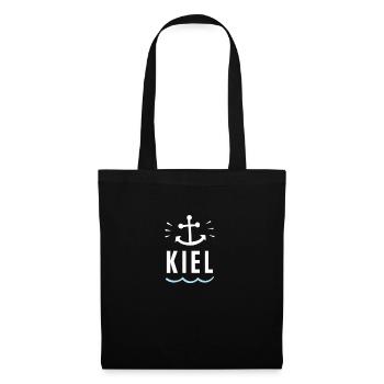 Kiel - Stoffbeutel - Schwarz - Vorne