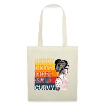 Ringard sale encré et curvy - Sac en tissu - nature - Devant