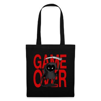 GAME OVER - Tote Bag - black - Front