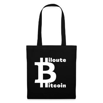 Ch'ti Biloute Bitcoin - Stoffbeutel - Schwarz - Vorne