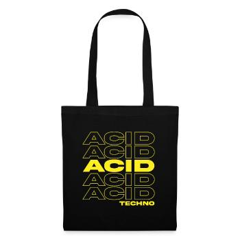 Acid Techno | We Love Acid Techno - Tote Bag - black - Front