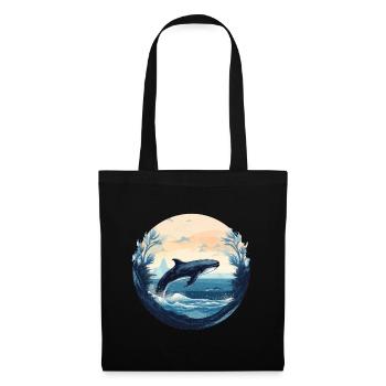 Whale - Tote Bag - black - Front