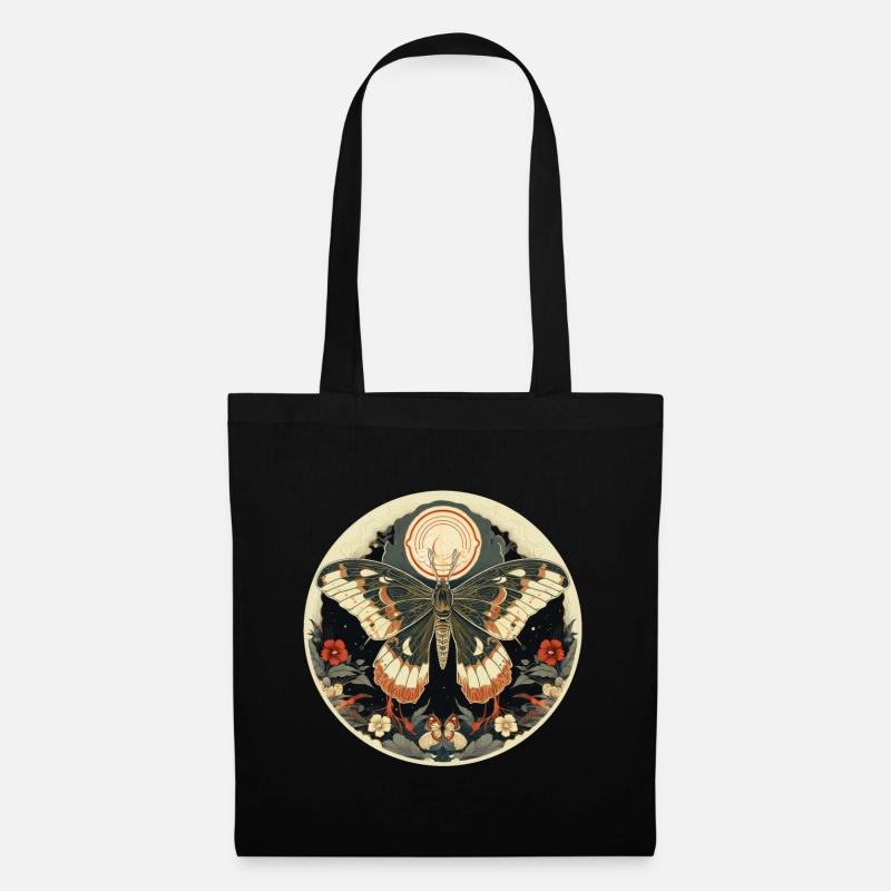 Moth - Tote Bag - black