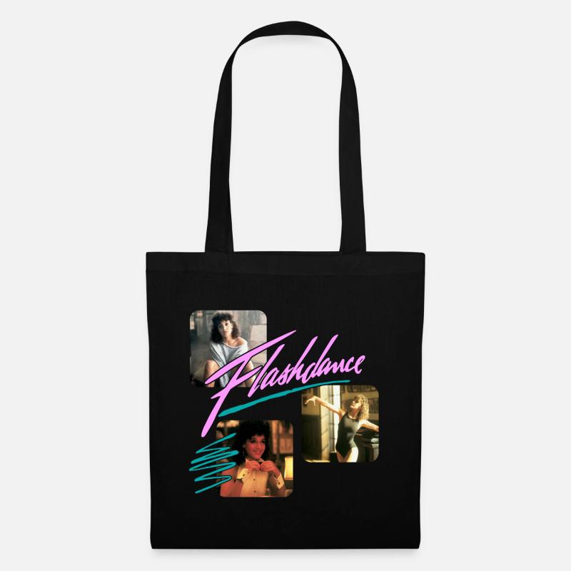 Flashdance 80er-Design Mit Alex Owens - Stoffbeutel - Schwarz