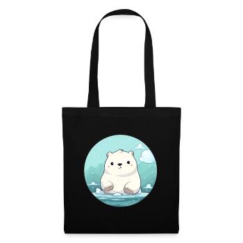 cute little polar bear - Tote Bag - black - Front