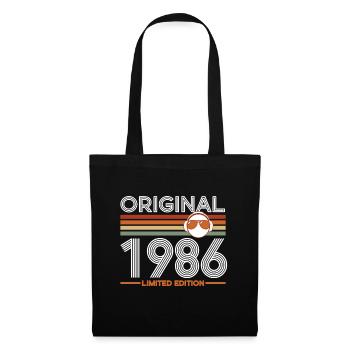 1986 - Sac en tissu - noir - Devant