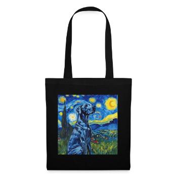 Great Dane, Great Dane, Dog, Van Gogh - Tote Bag - black - Front