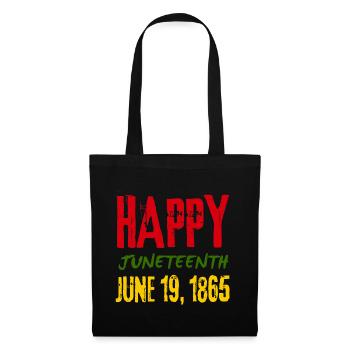 Juneteenth Breaking Every Chain Since 1865 - Tote Bag - black - Front