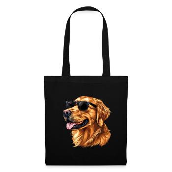 Golden Retriever, Dog, Sunglasses, Summer - Tote Bag - black - Front